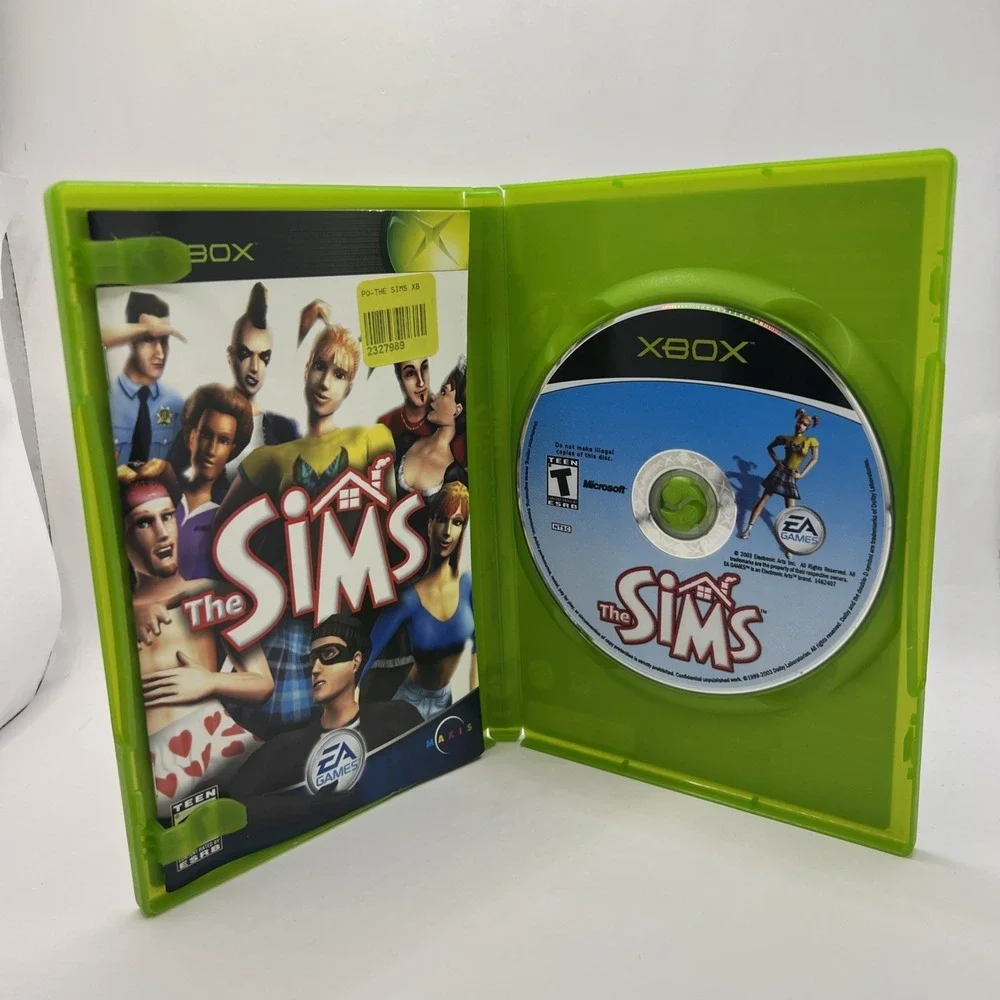 The Sims Microsoft Xbox Original Complete Tested